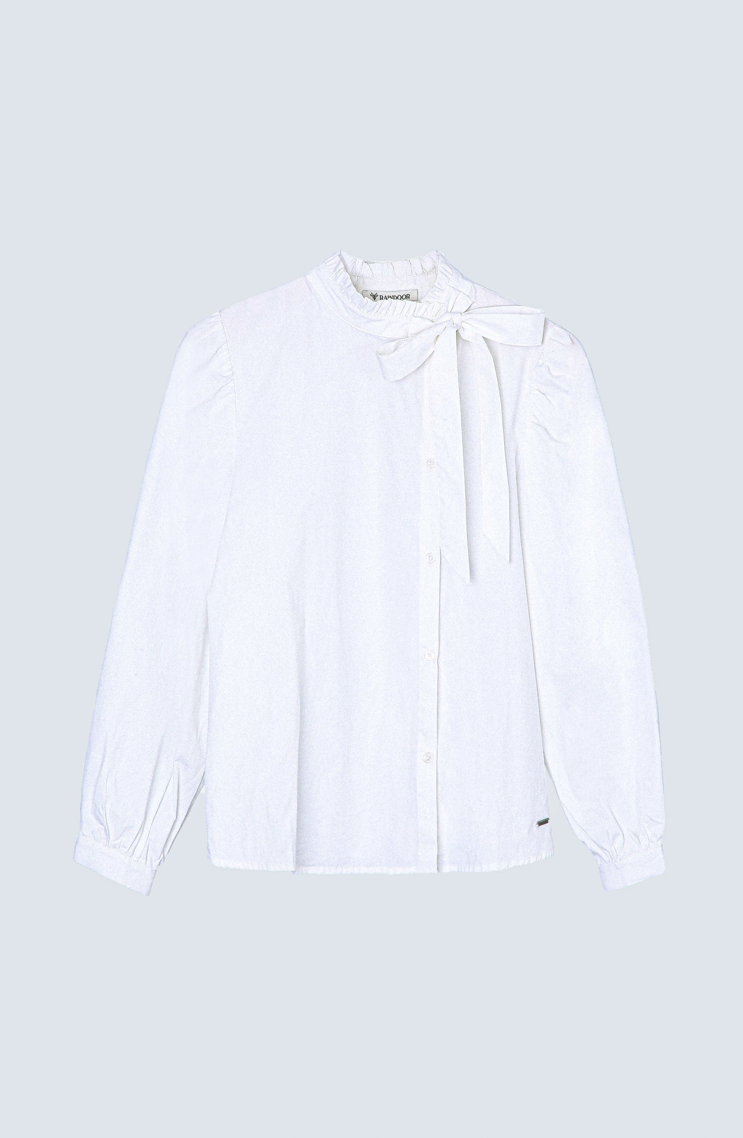 Blusa Cuello Alto White