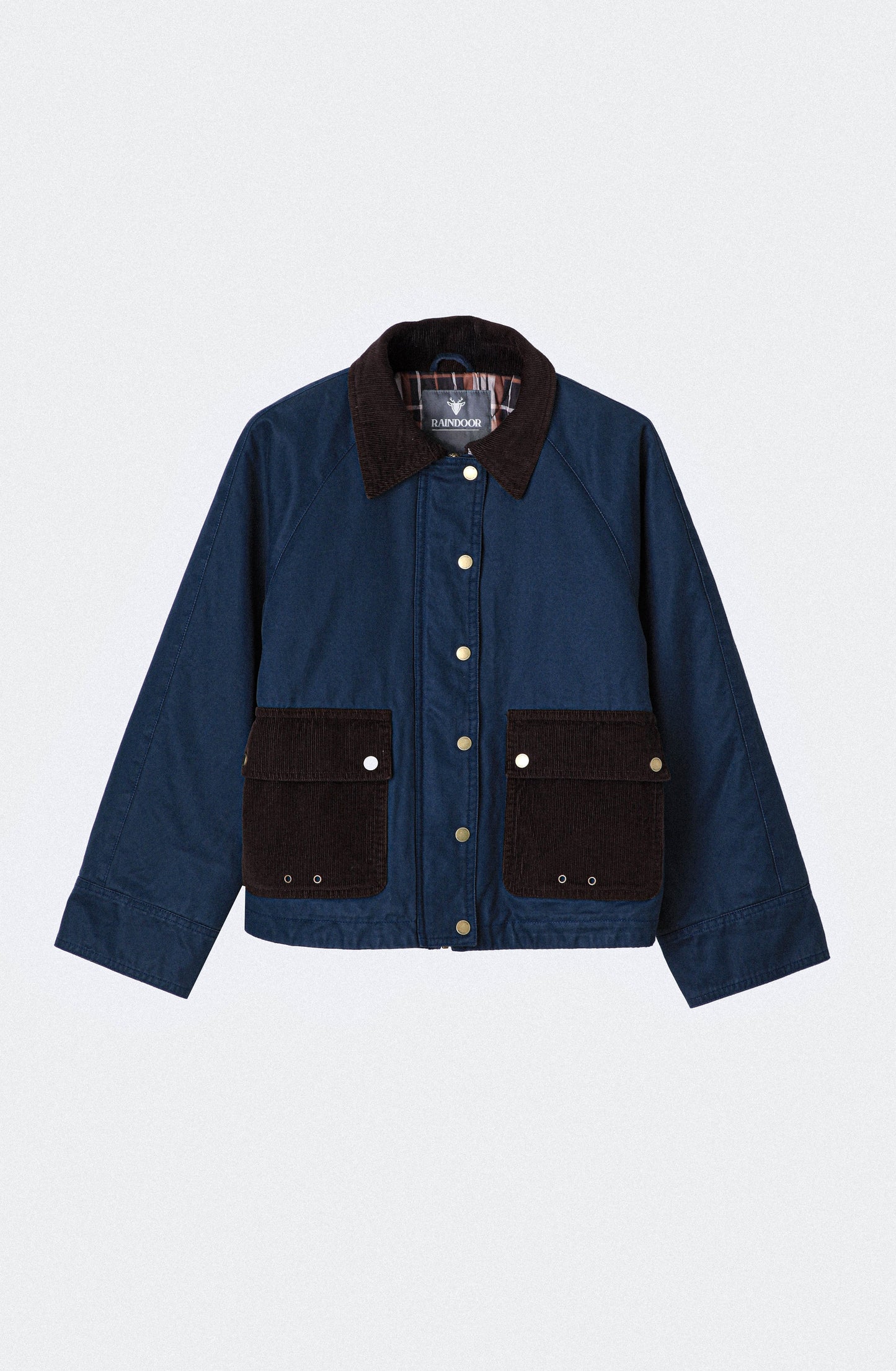 Chaqueta Encerada Navy