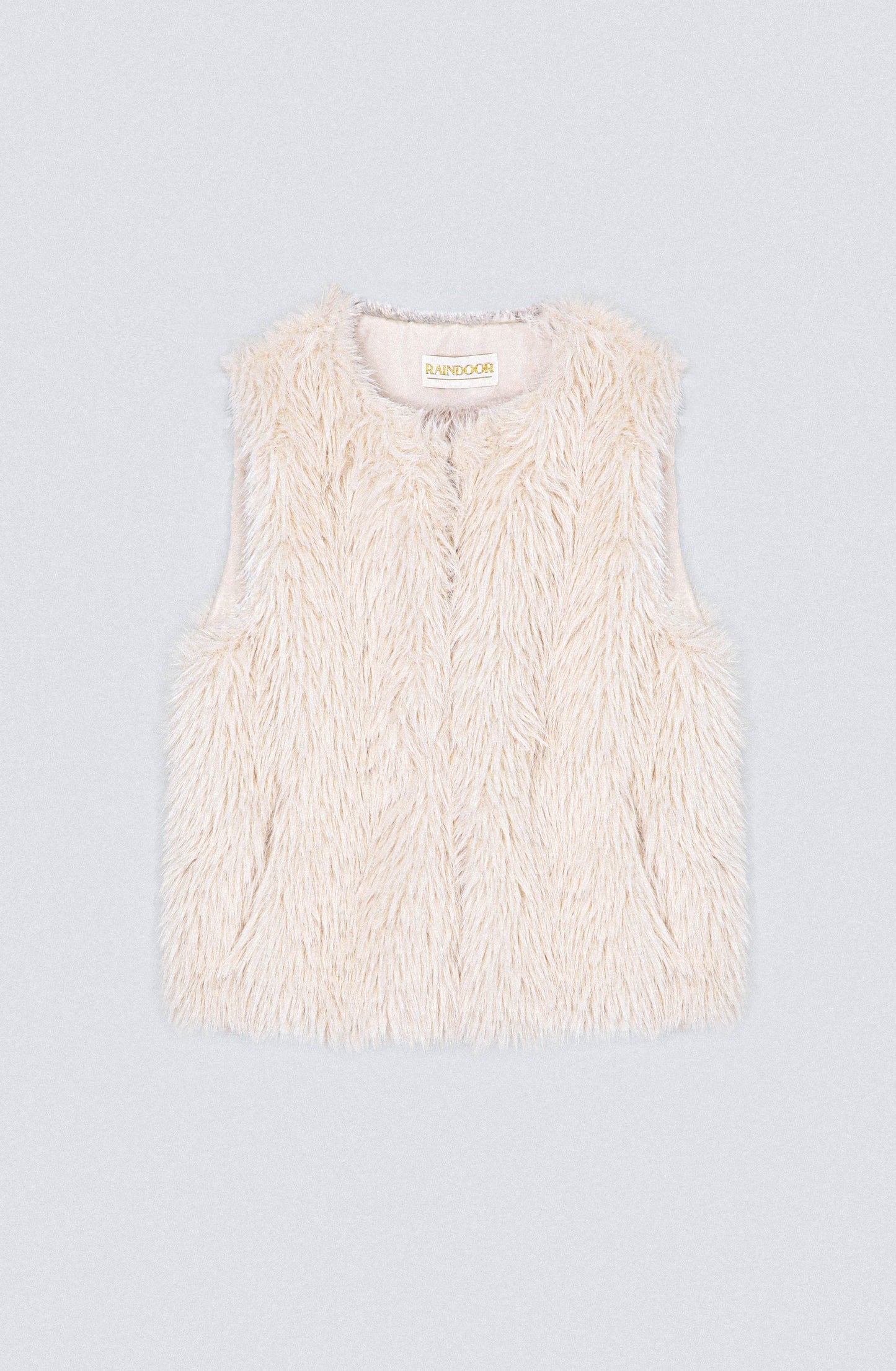 Chaqueta Sin Mangas Pelo White