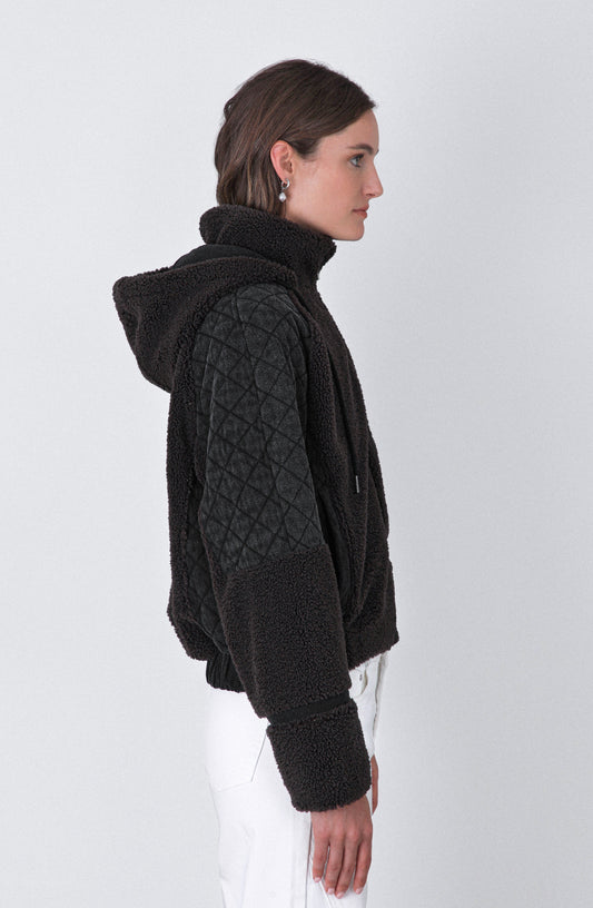 Chiporro Sherpa Quilted Grey