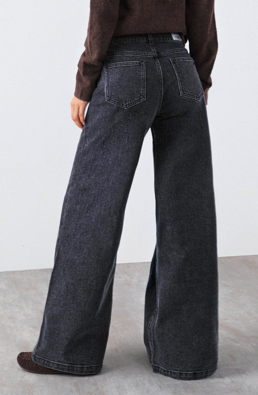 Pantalón Low Rise Black