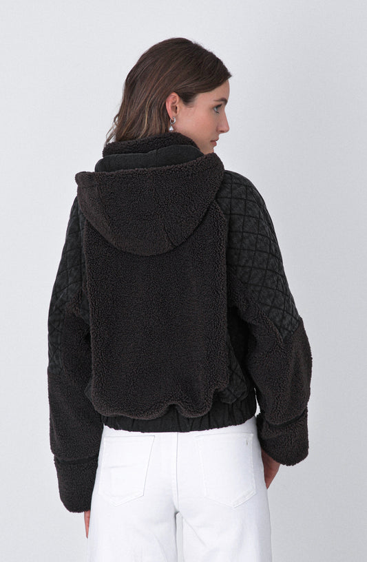 Chiporro Sherpa Quilted Grey