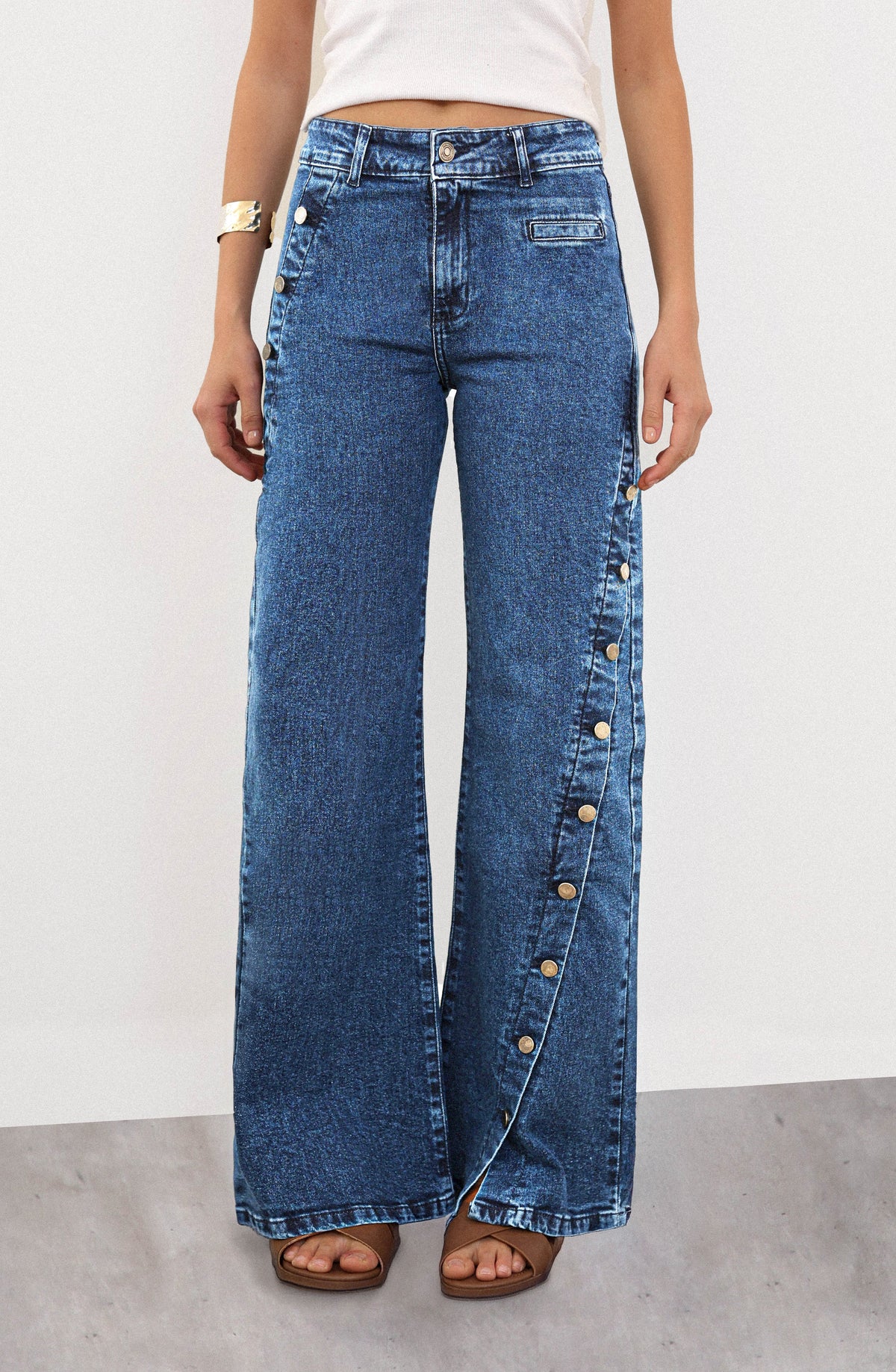 Pantalón Cruzado Botones