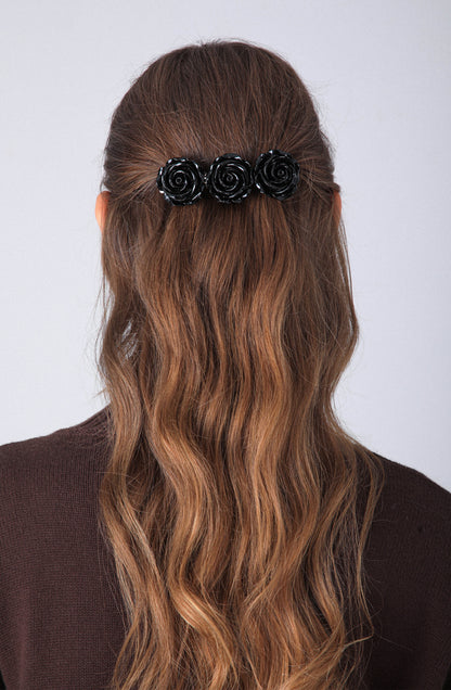 Pinza Flowers Black