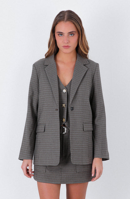 Blazer Tejido Brown