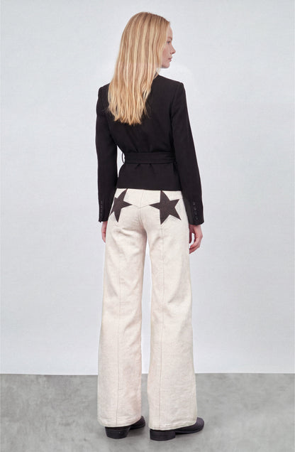 Pantalón Estrella Pocket Ecru