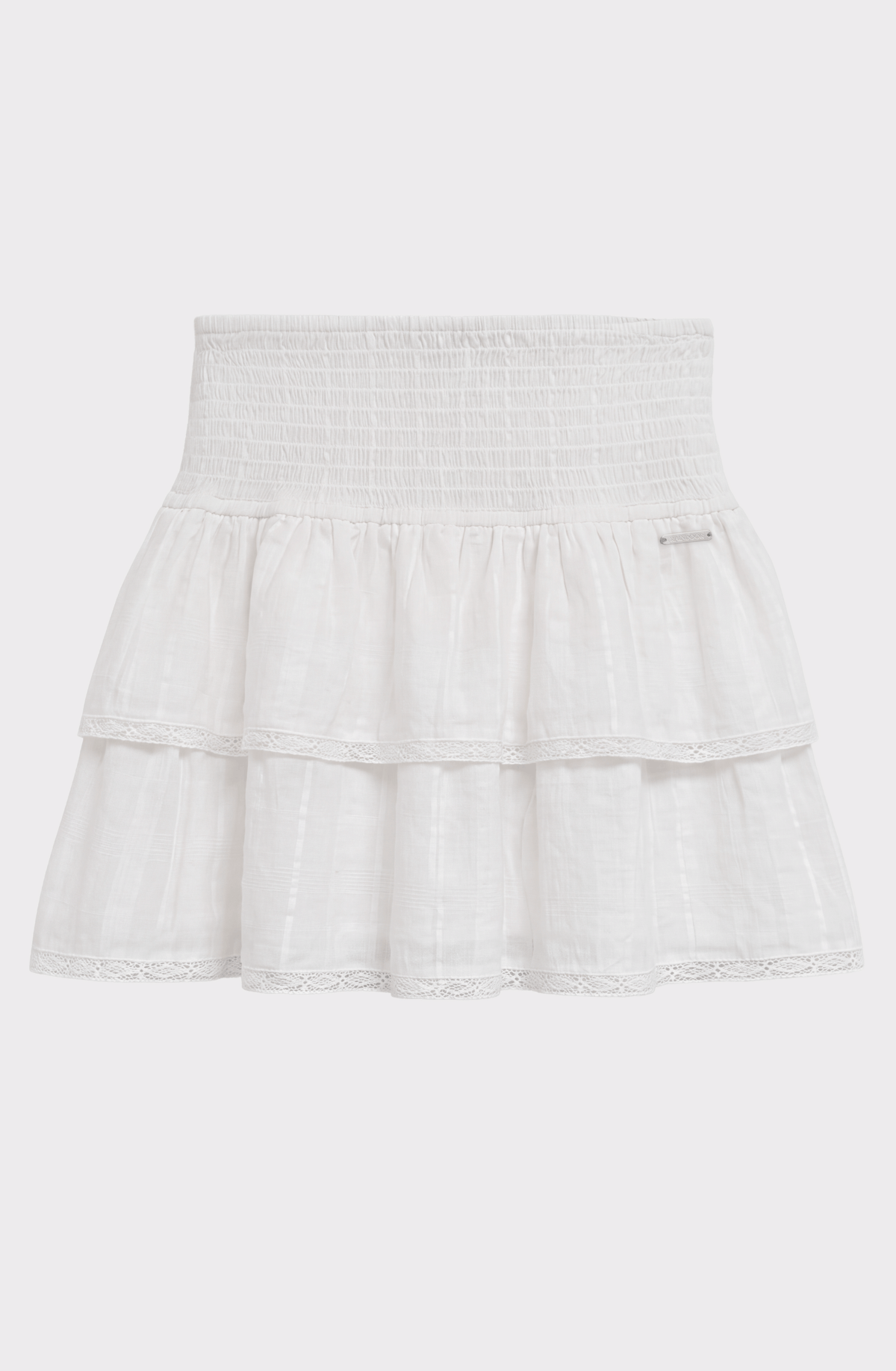 Falda Cotton Lace White