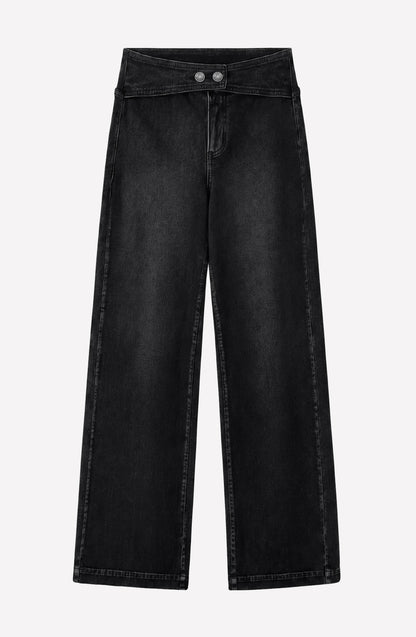 Pantalón Pretina Dos Botones Grey