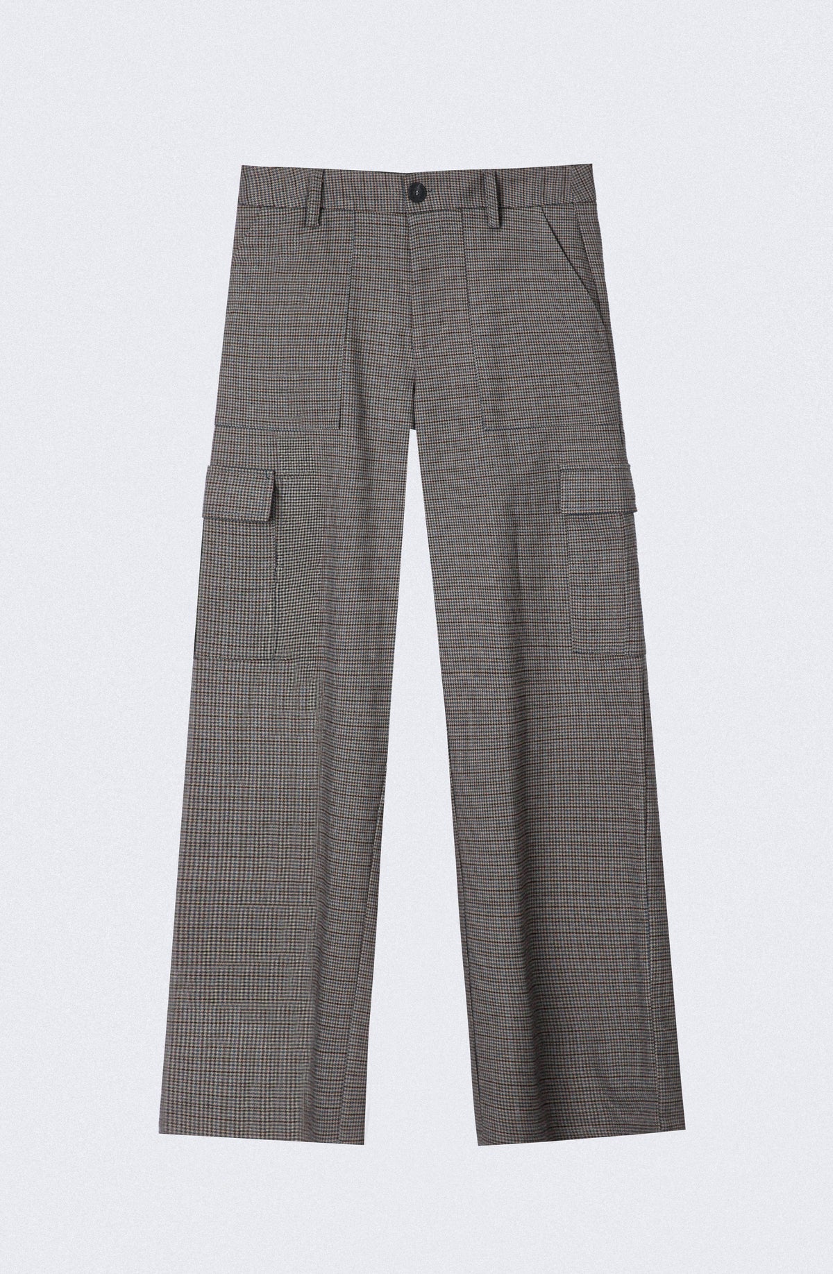 Pantalón Tejido Cargo Brown