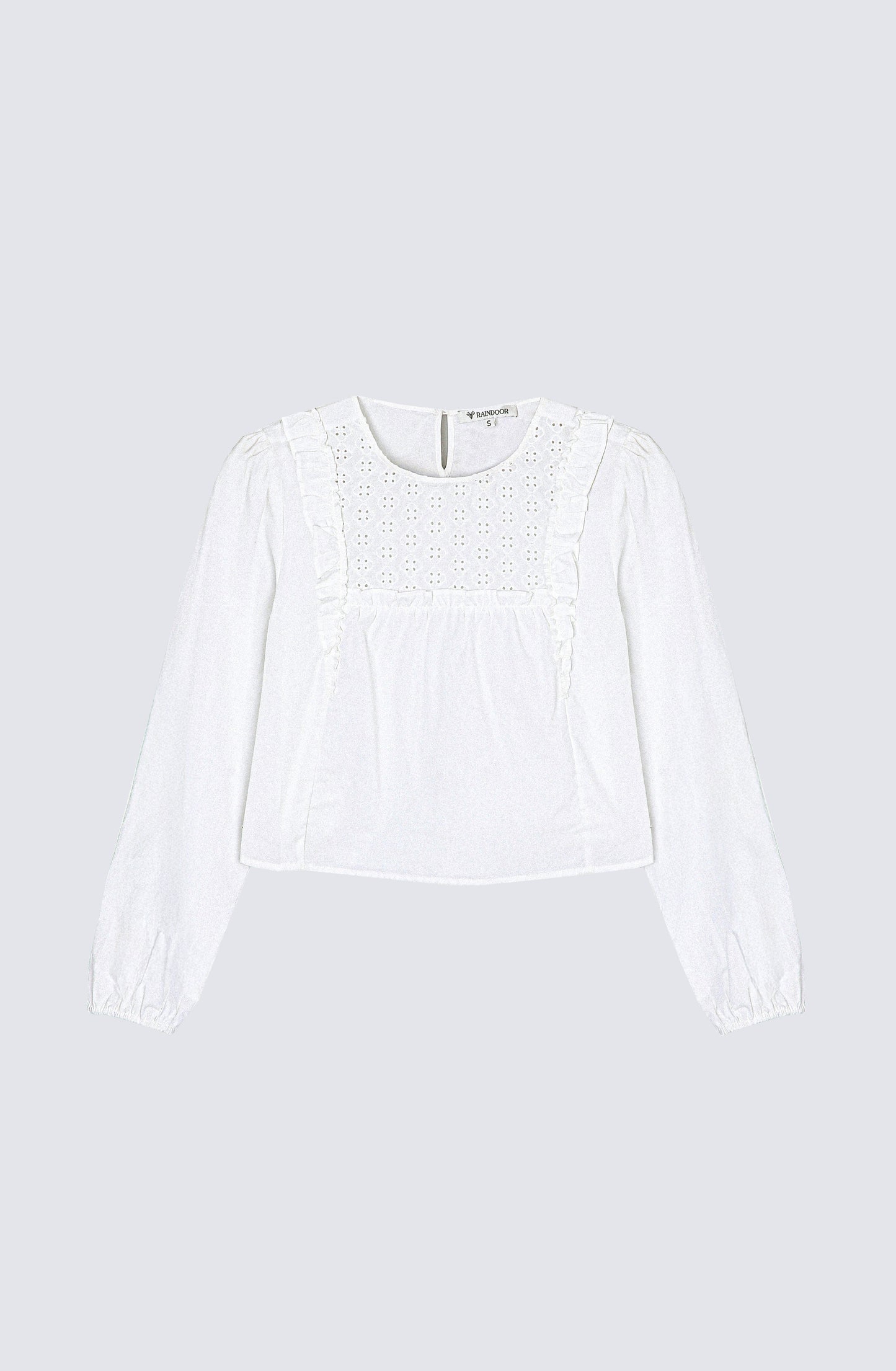 Blusa Vuelos Broderie White