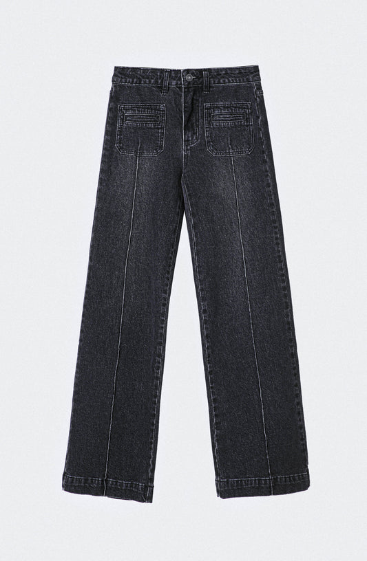 Pantalón Wide Leg Pocket Black