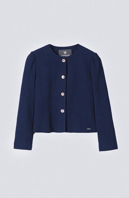 Blazer Hombreras Navy