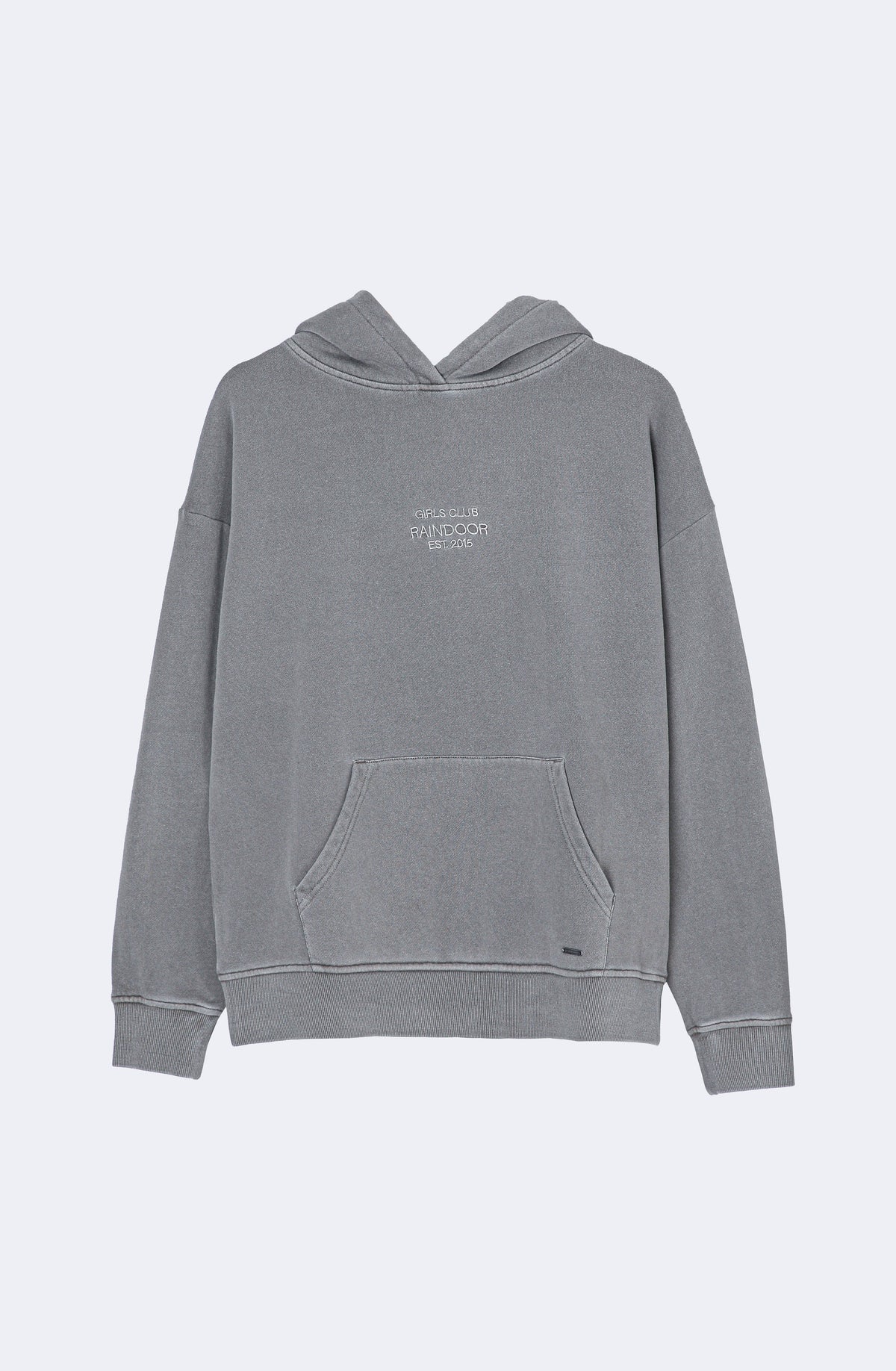 Polera Hoodie Raindoor Girls Grey
