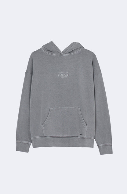 Polera Hoodie Raindoor Girls Grey