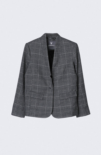 Blazer Tejido Lurex Grey