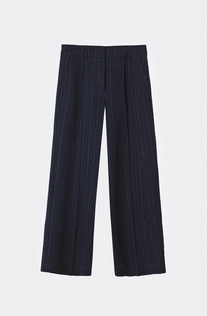 Pantalón Líneas Lurex Navy