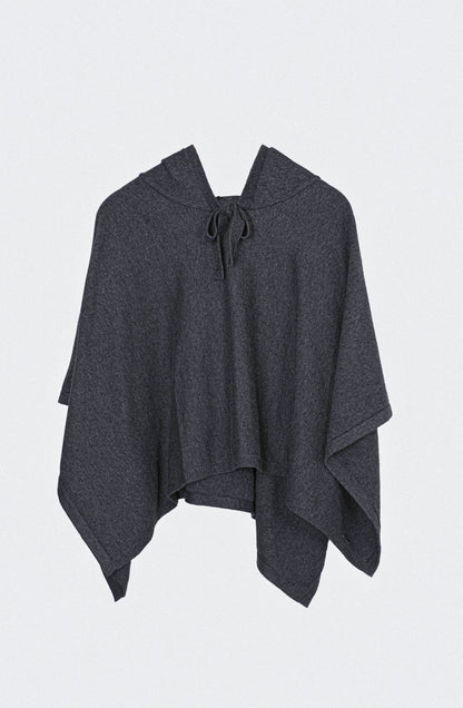 Poncho Gorro Grey