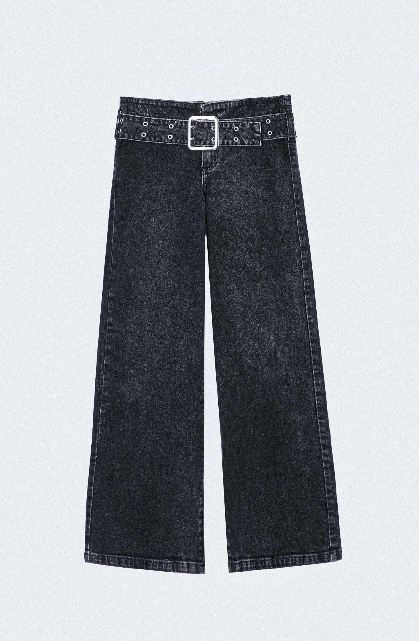 Pantalón Cinturón Ancho Black