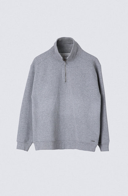 Polera Mid Zipper Grey Melange