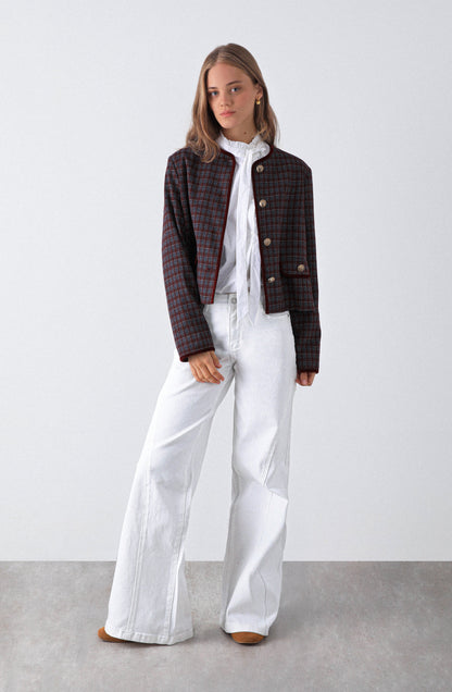 Pantalón Corte Pierna White