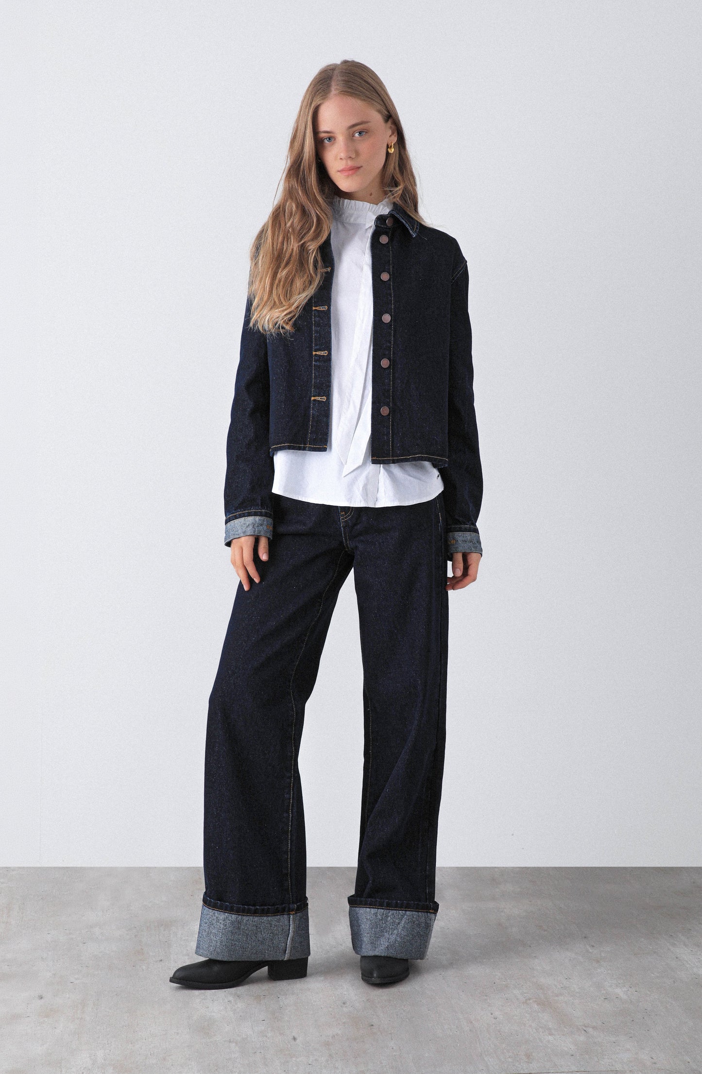 Sobrecamisa Denim Navy