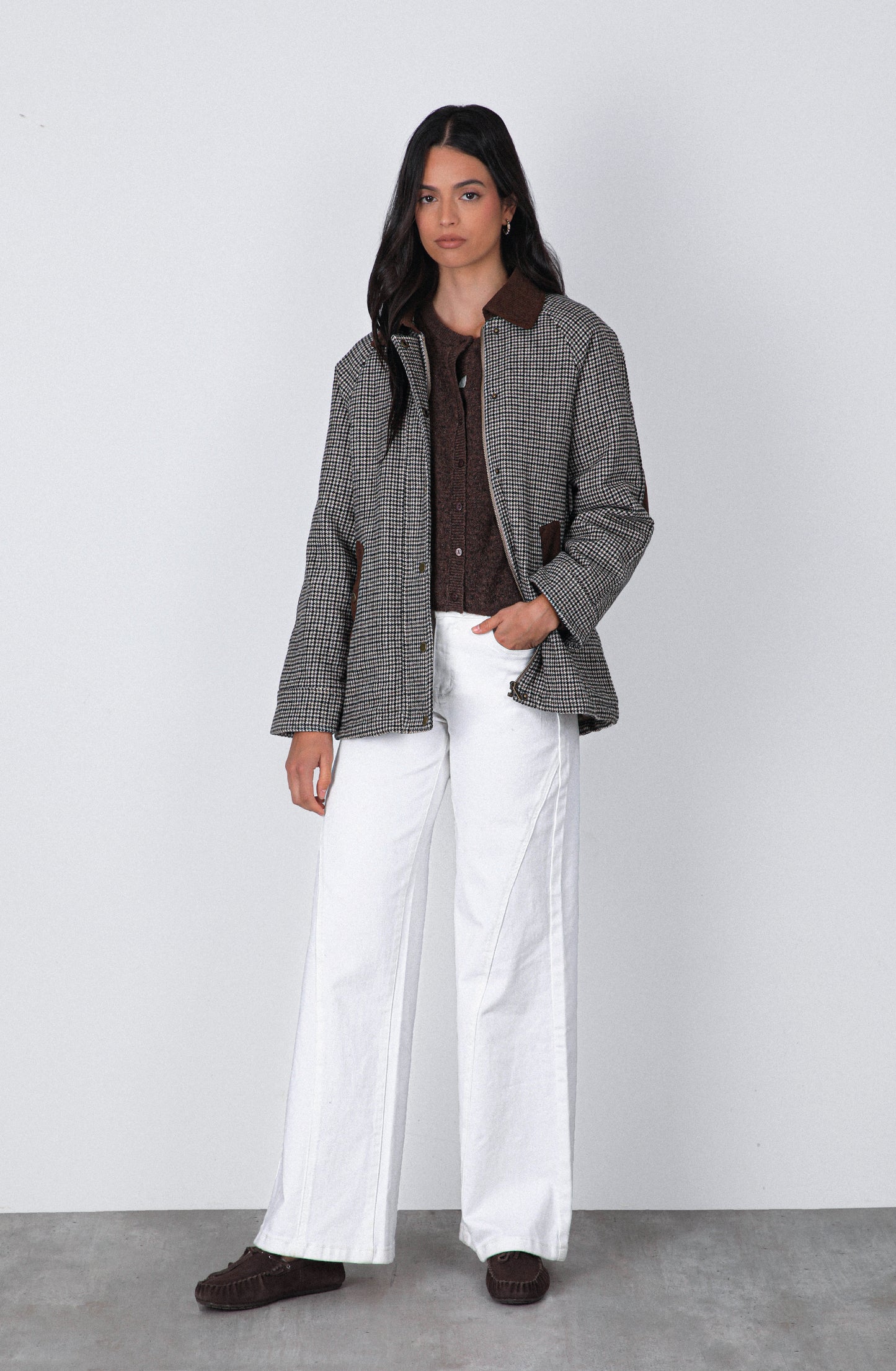 Casaca Tejida Print