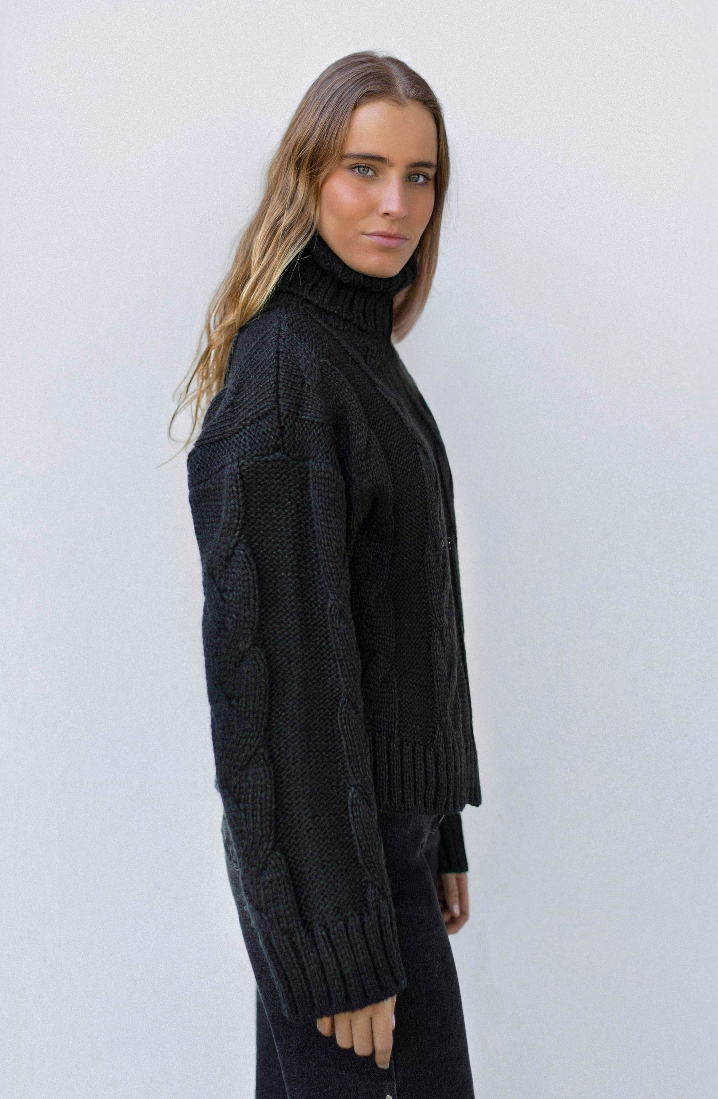 Sweater Trenzado Black