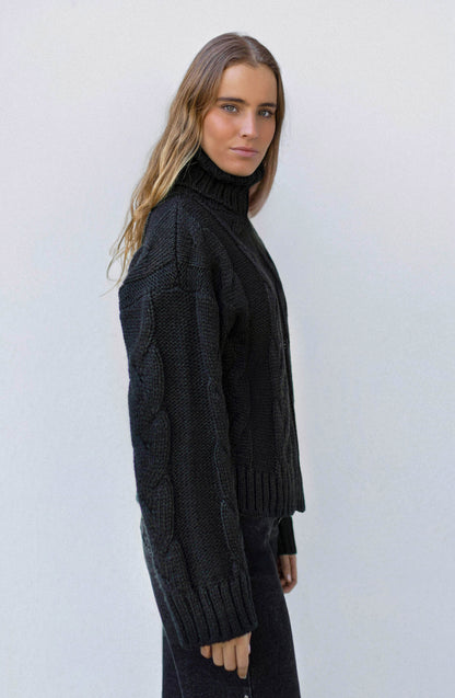 Sweater Trenzado Black
