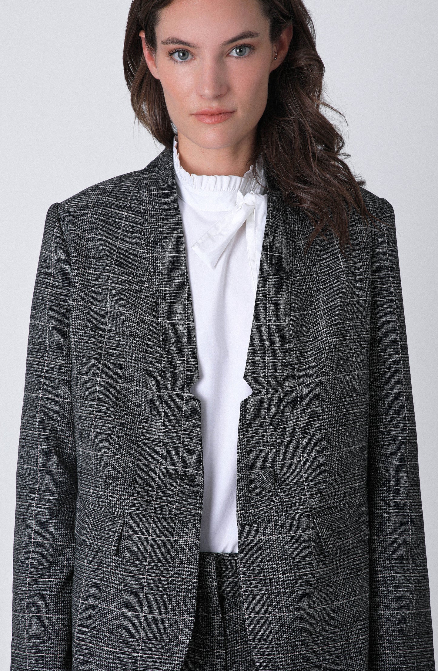 Conjunto Tejido Lurex Grey