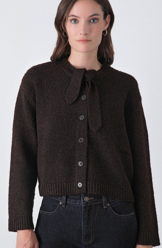 Cardigan Lazo Brown