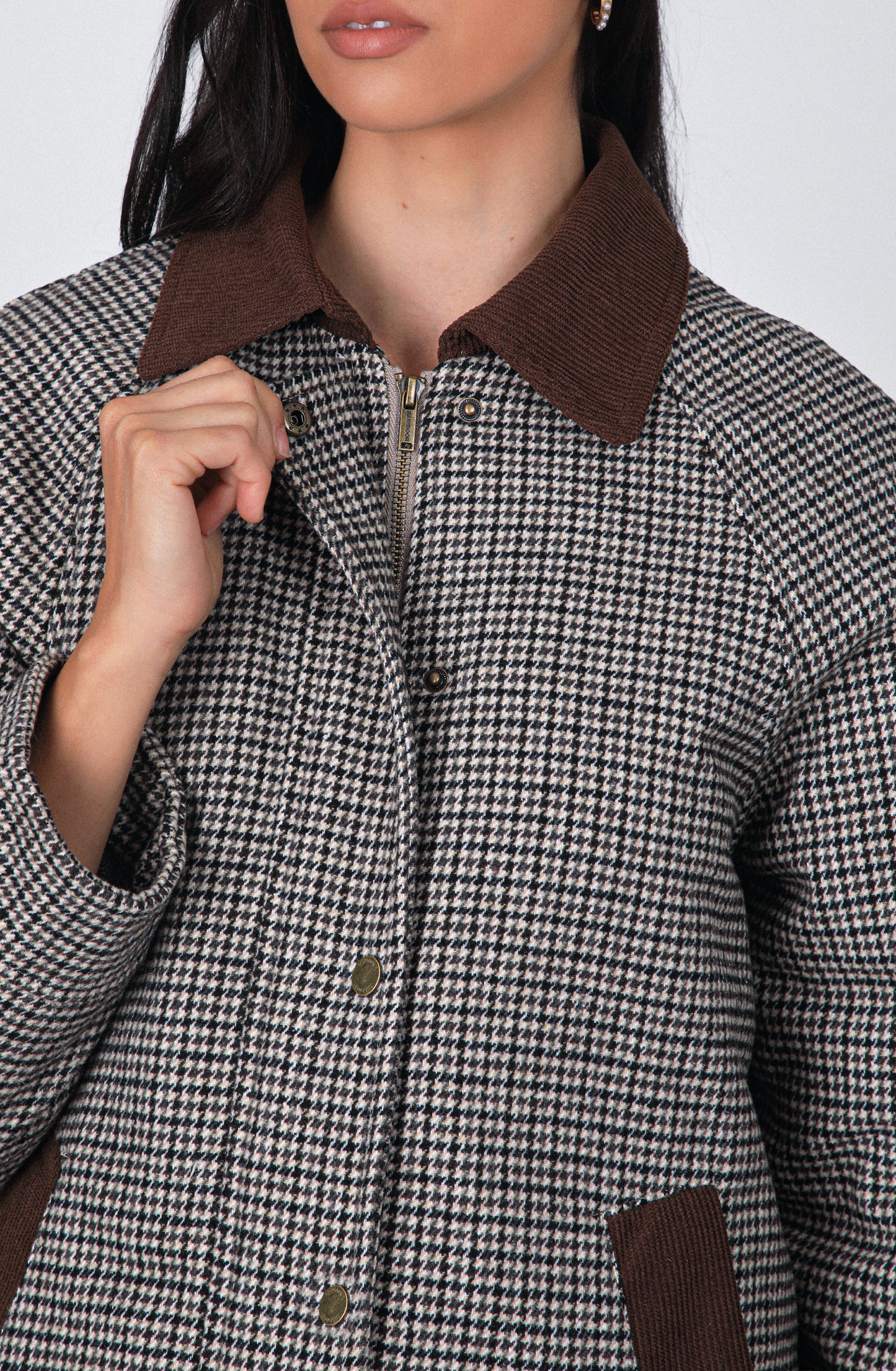 Casaca Tejida Print