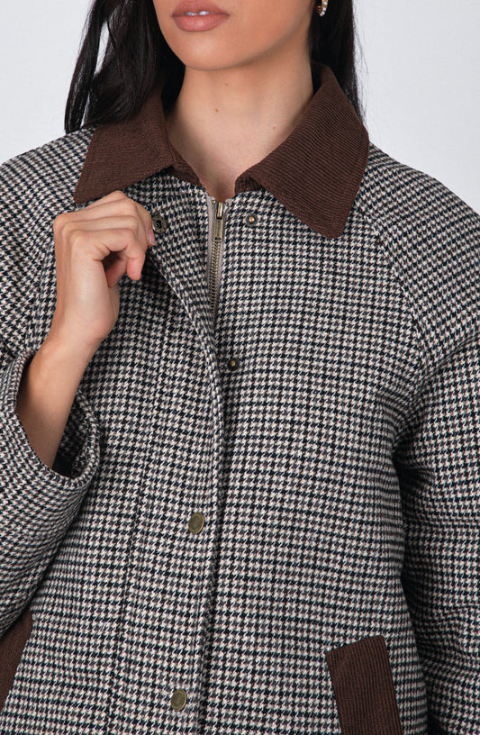 Casaca Tejida Print