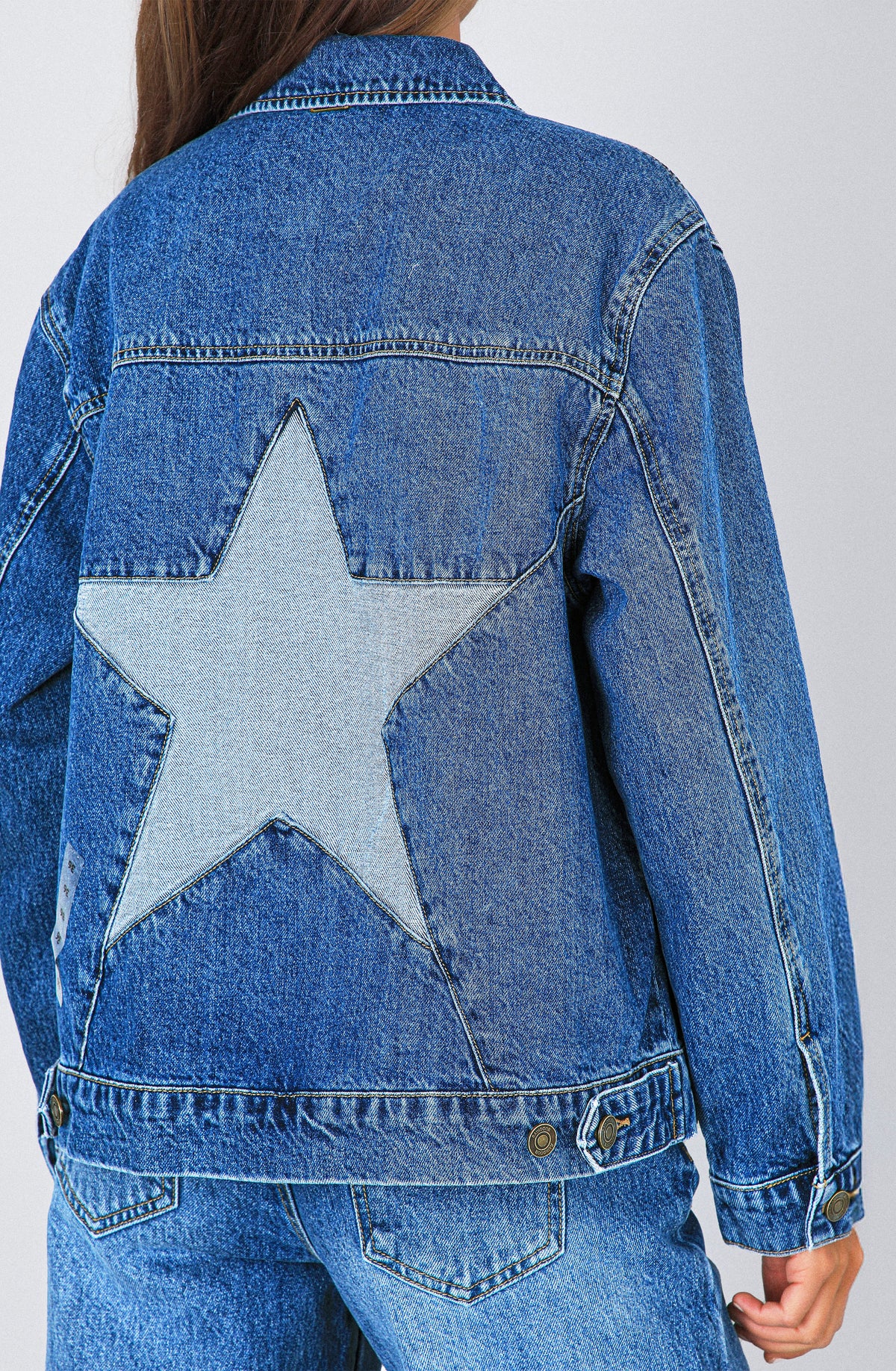 Chaqueta Denim Estrella Blue