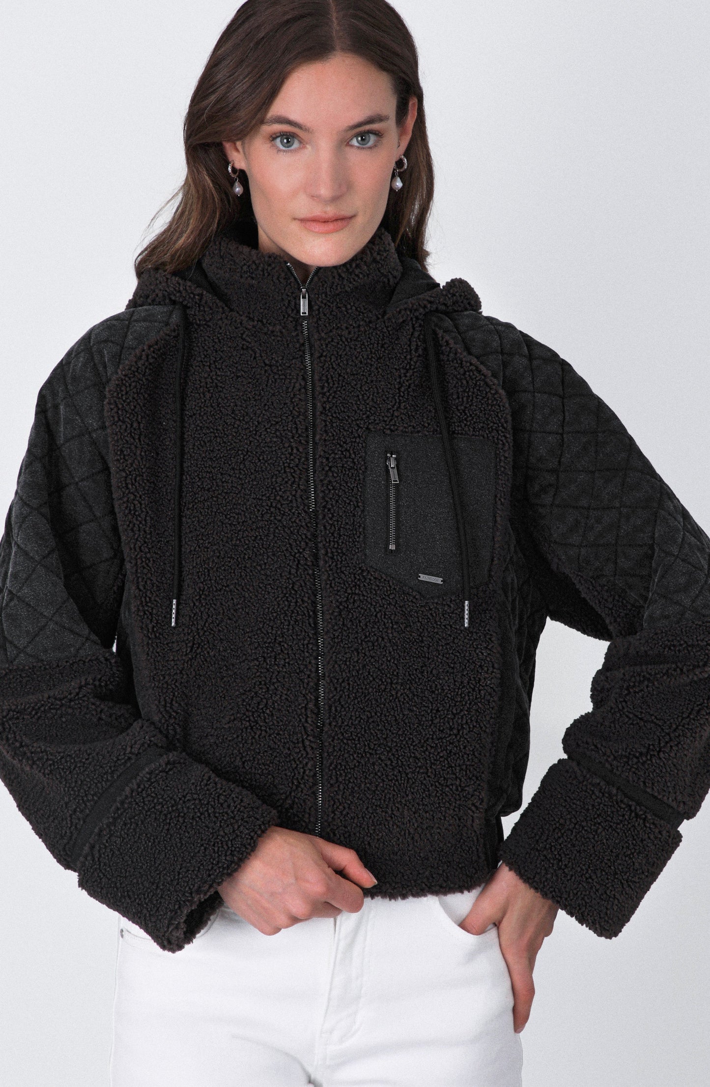 Chiporro Sherpa Quilted Grey