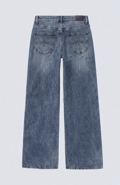 Pantalón Básico Denim Blue