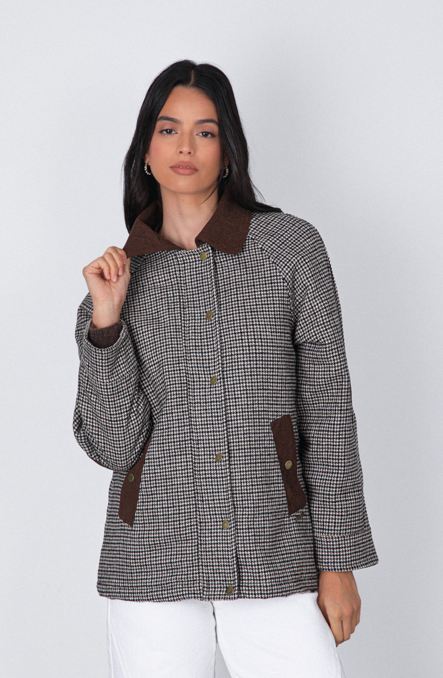 Casaca Tejida Print