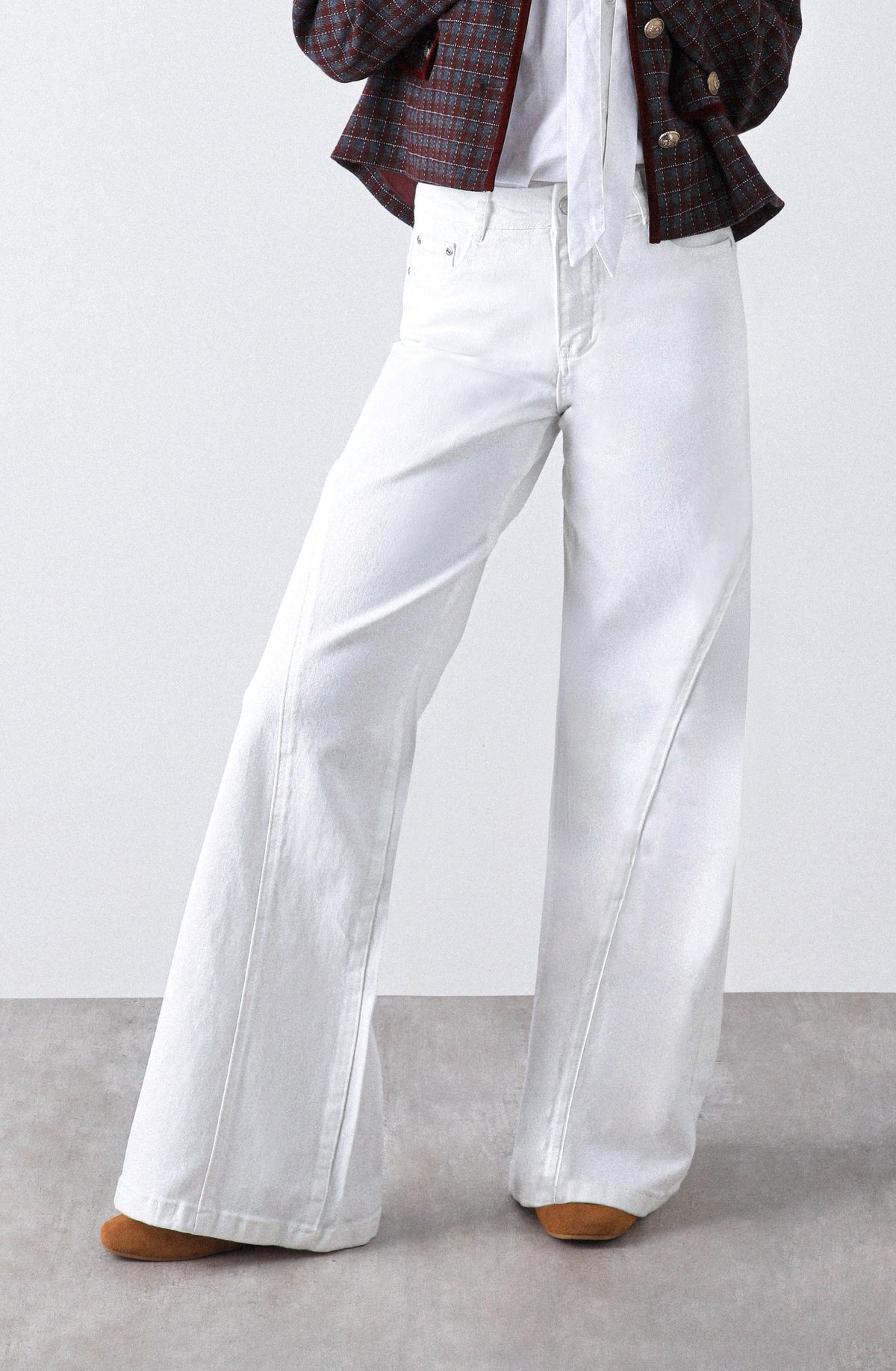 Pantalón Corte Pierna White