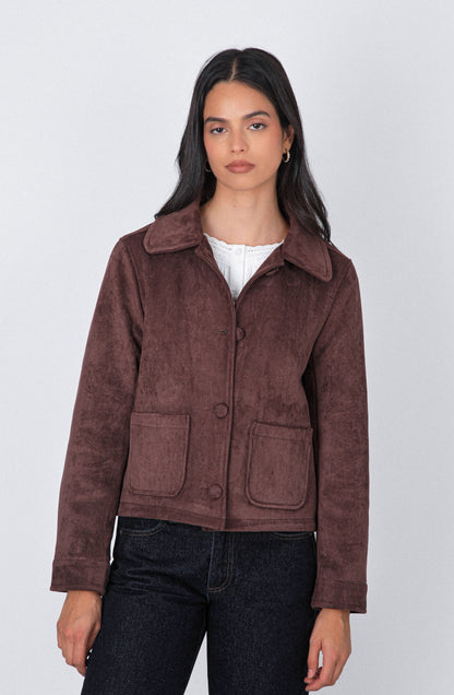 Casaca Suede Brown