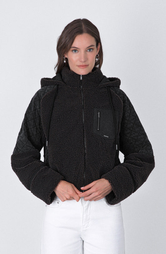 Chiporro Sherpa Quilted Grey