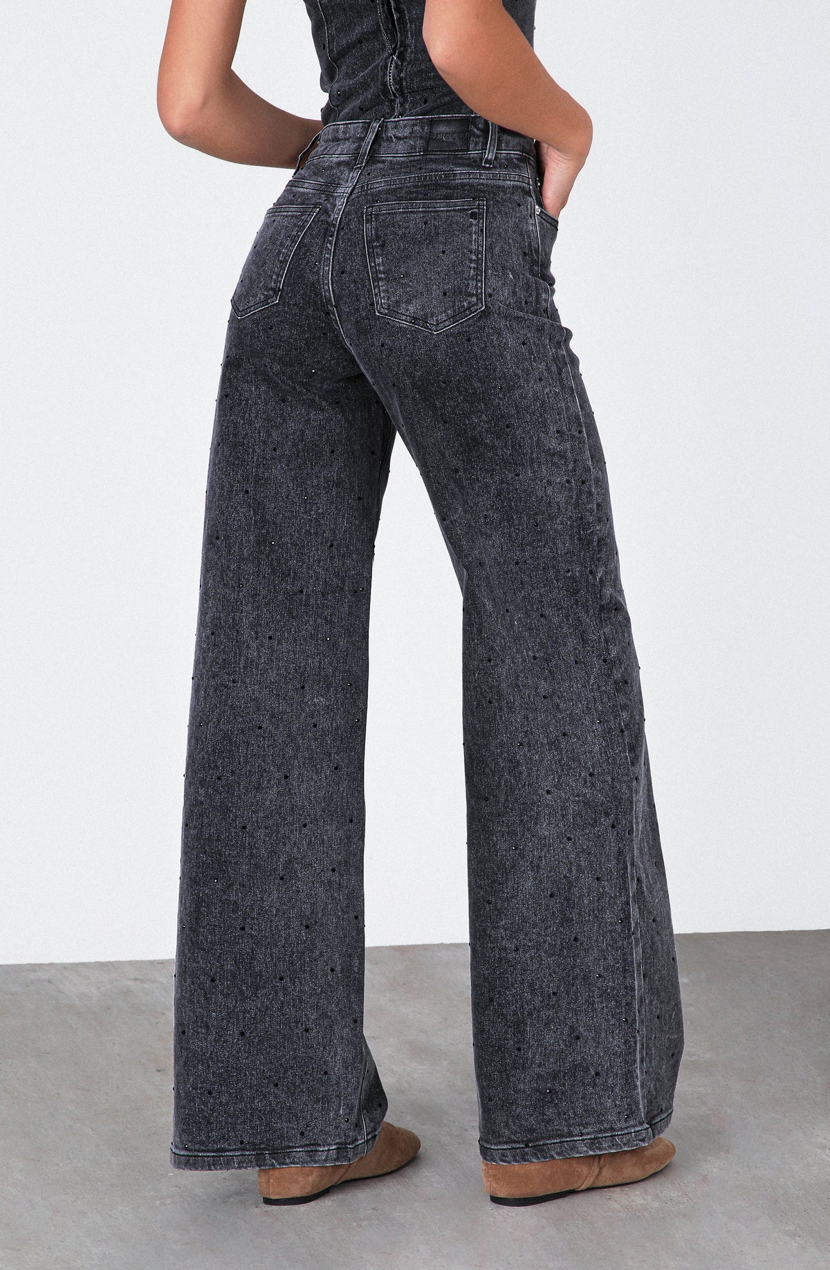 Pantalón Strass Black