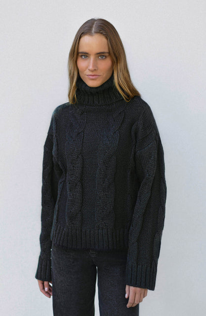 Sweater Trenzado Black