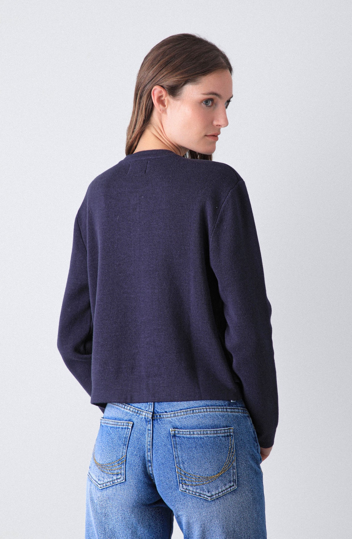 Cardigan Capa Navy