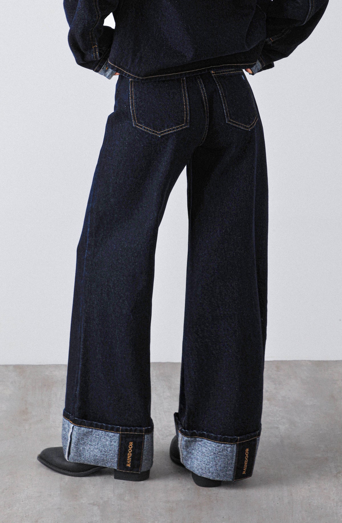 Pantalón Logo Bordado Navy