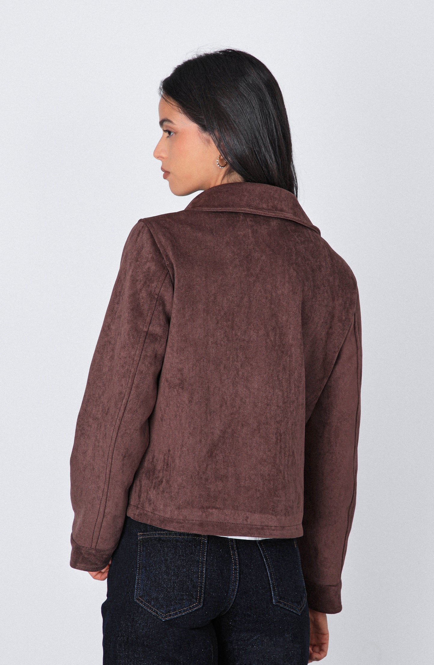 Casaca Suede Brown
