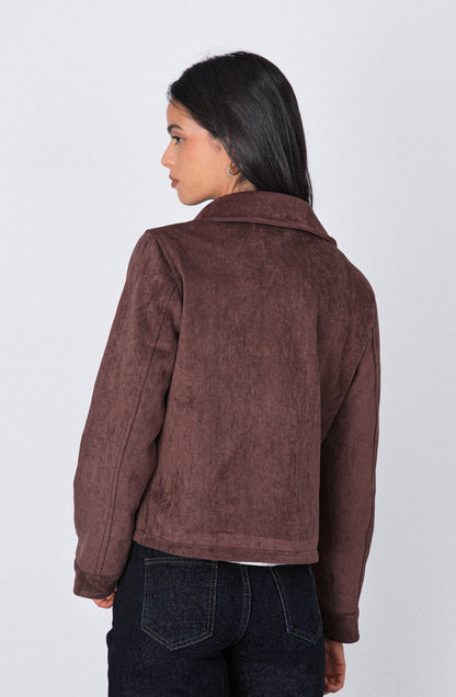 Casaca Suede Brown
