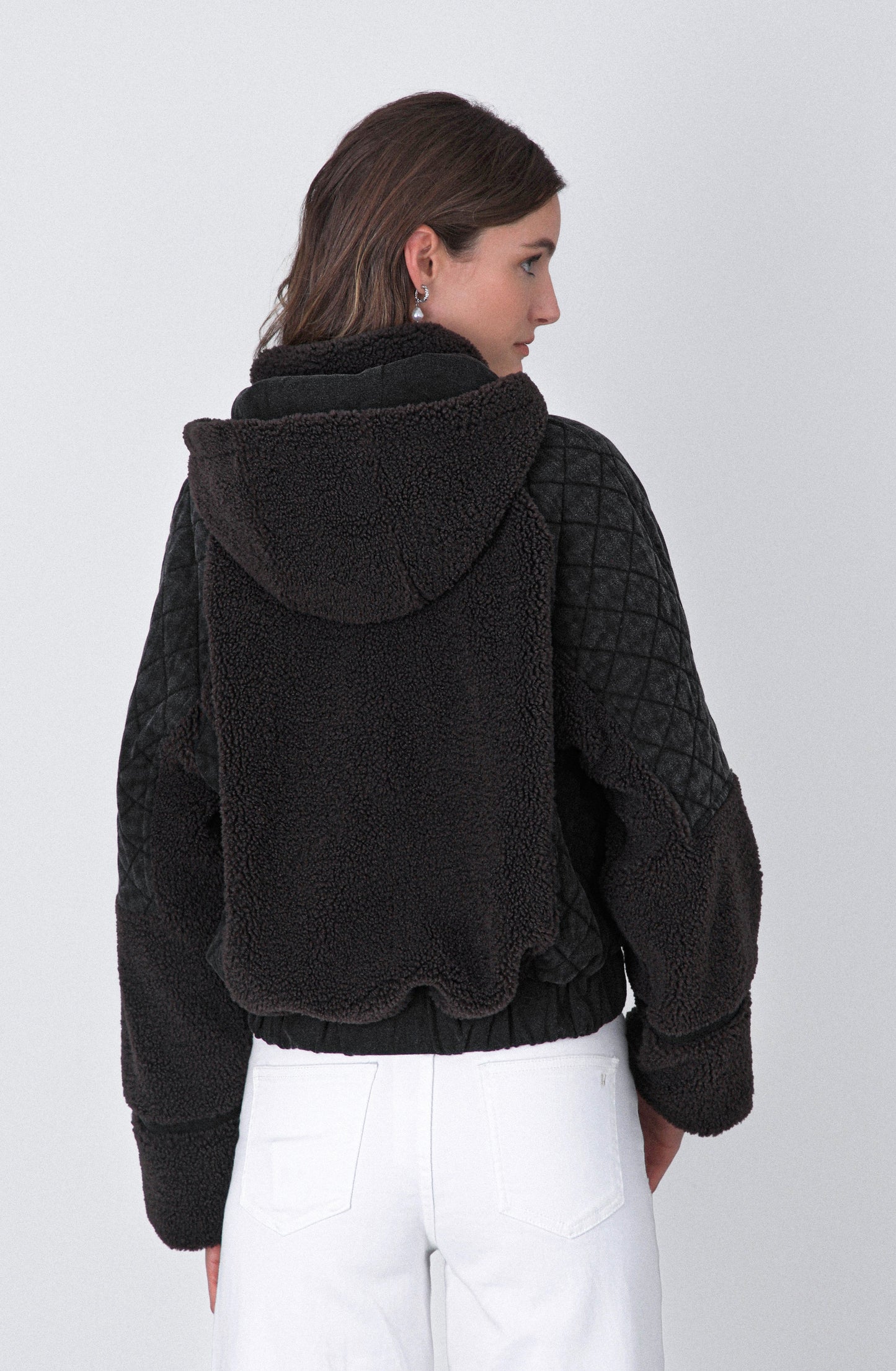 Chiporro Sherpa Quilted Grey