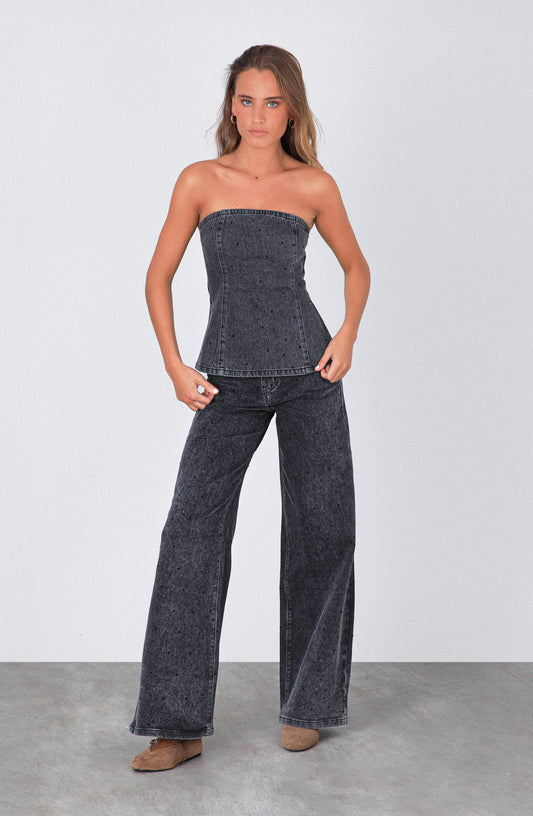 Pantalón Strass Black