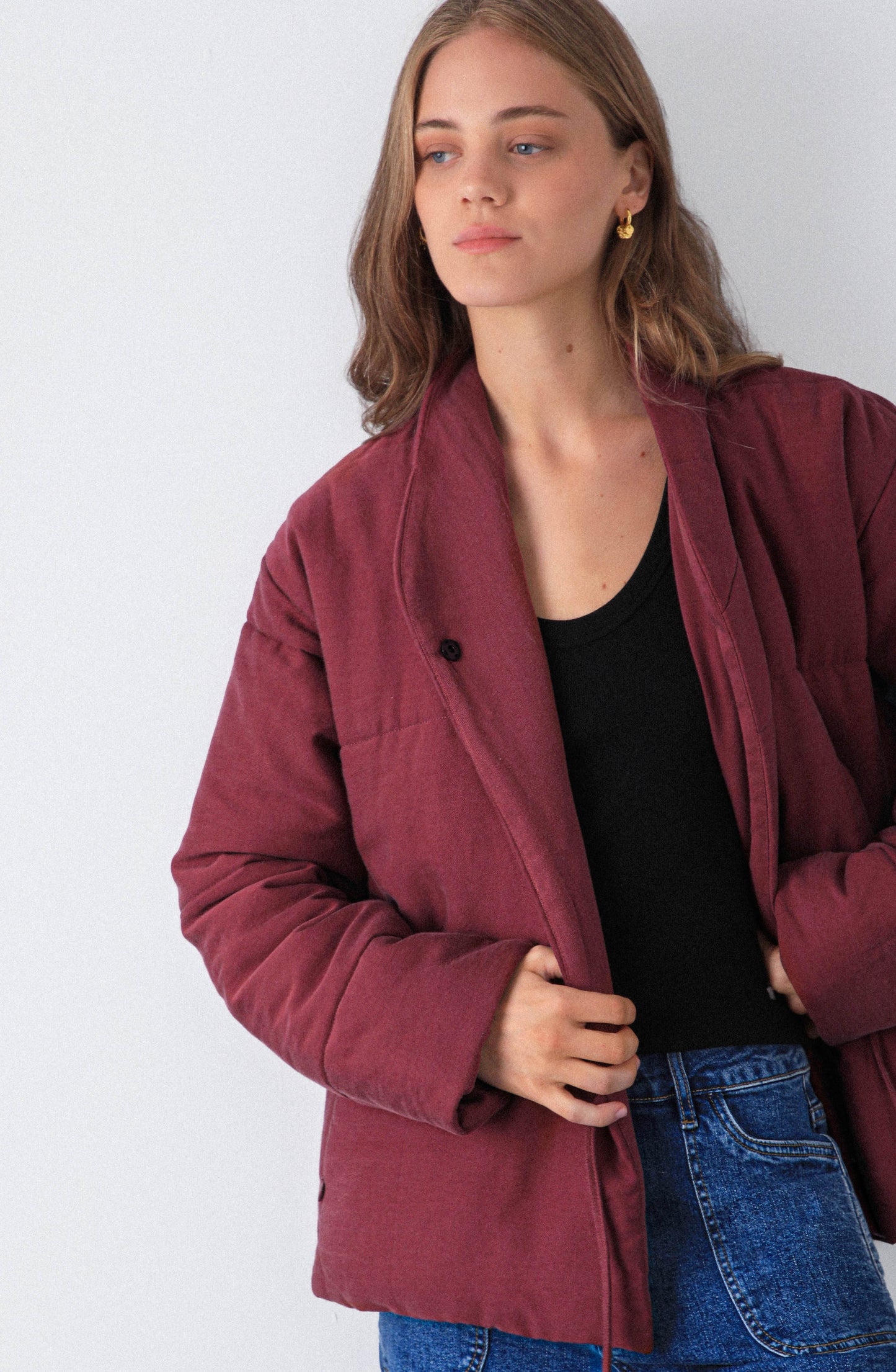 Casaca Lazo Cruzado Burgundy