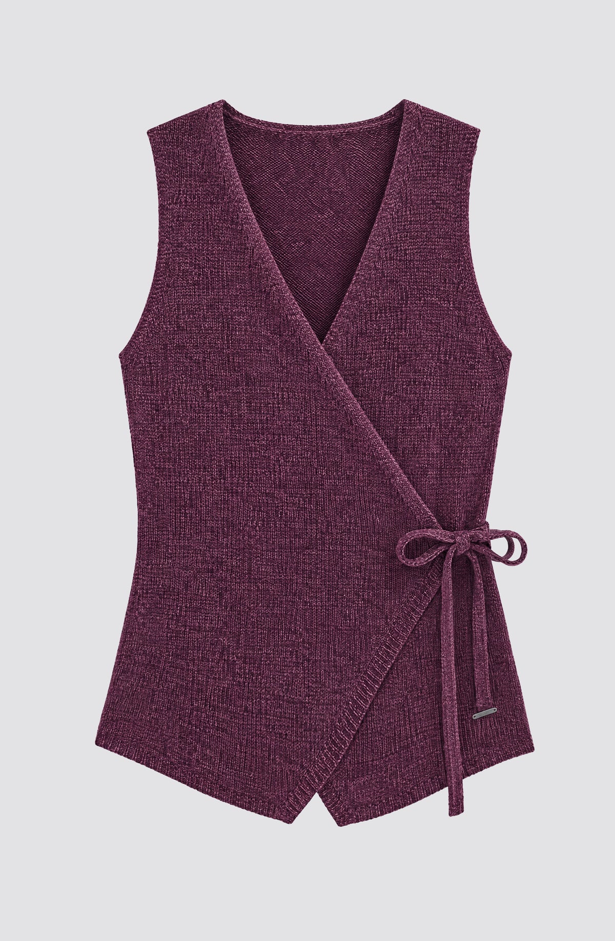 Vest Tejido Lazo Purple