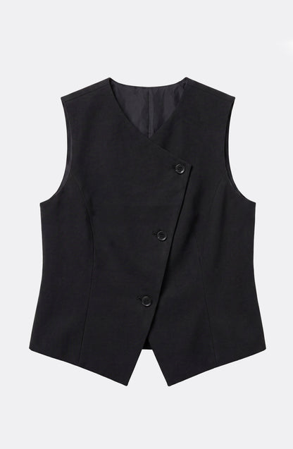 Vest Sastrero Tencel Black